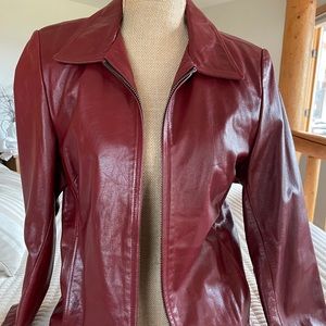 W’s Oakwood Classics Large Red Leather jacket